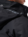 Berghaus Men's 2-in-1 Waterproof Fleece Jacket, Jet Black