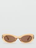 Mango Abril Women's Oval Sunglasses