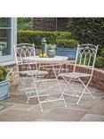 Gallery Direct Aventino Folding Metal Garden Bistro Table & Chairs Set