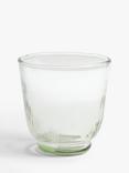 John Lewis Farmhouse Leckford Recycled Glass Tumbler, 250ml, Clear