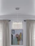 John Lewis Dazzle Crystal Ceiling Light, Clear