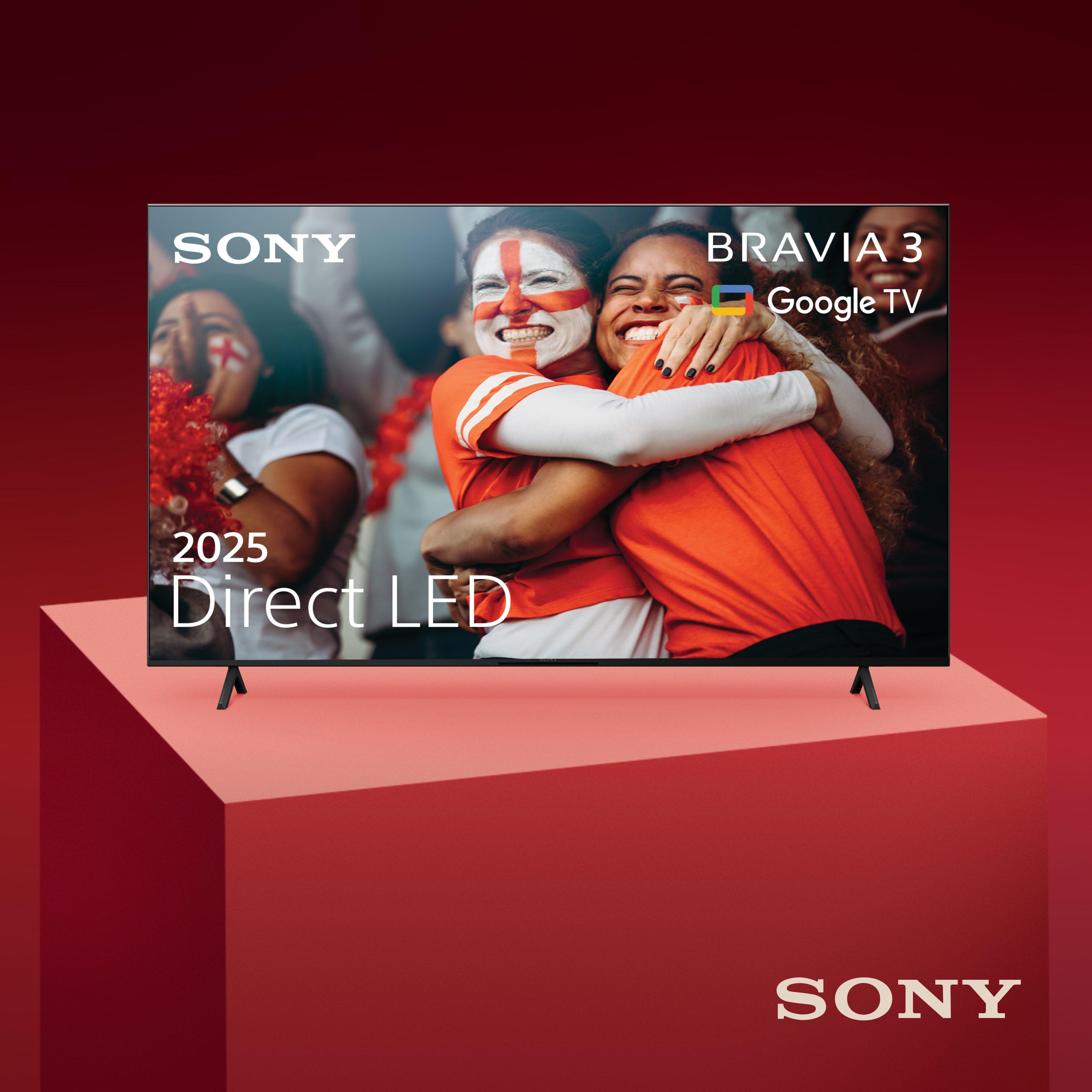 sont tv on a red sale plinth
