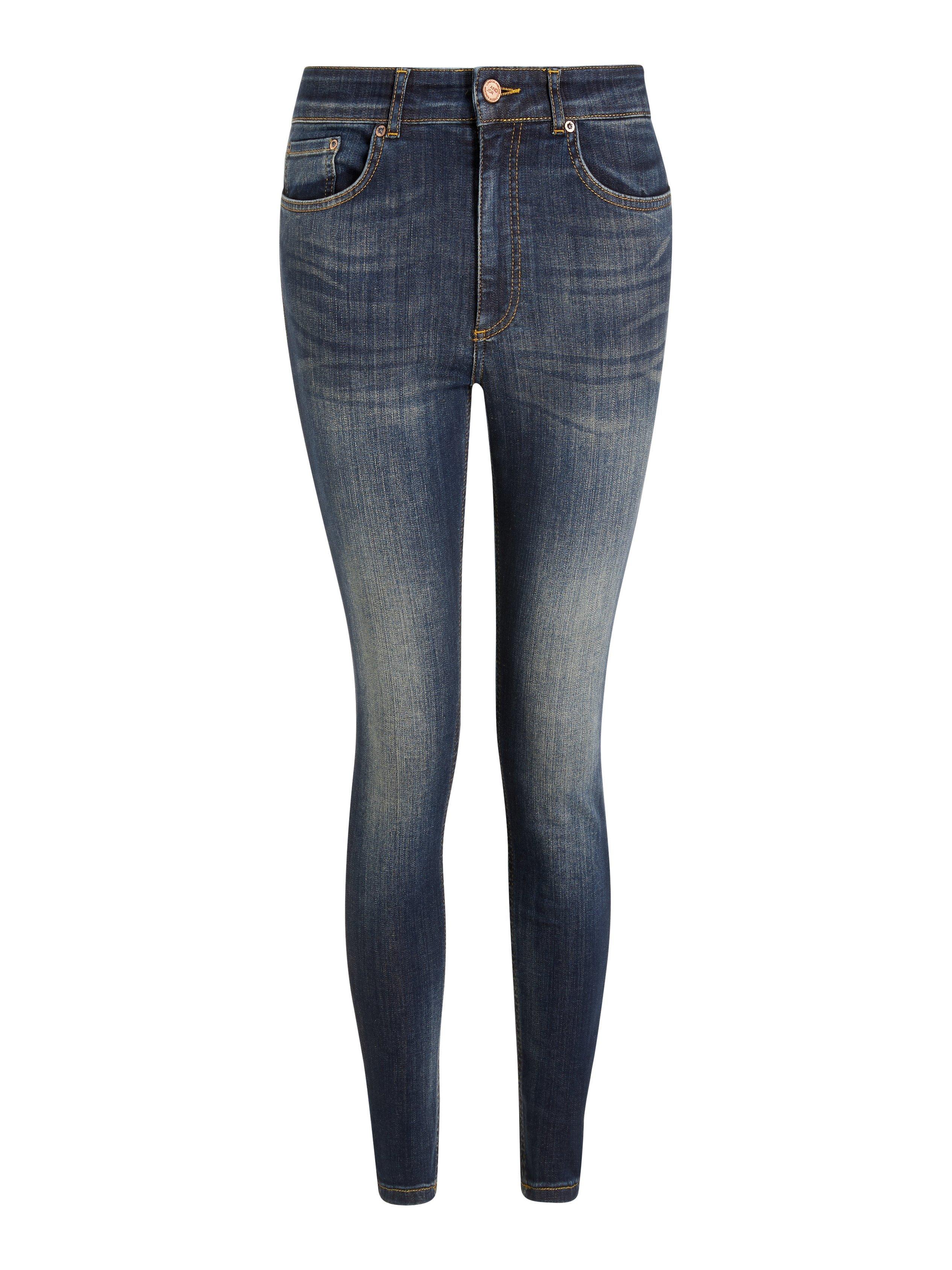 AND/OR Avalon Ankle Grazer Skinny Jeans, Deja Blue