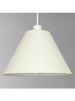 John Lewis Mimi Cone Lampshade - view 2, Cream