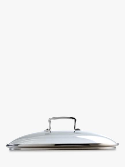 Le Creuset Toughened Non-Stick Glass Lid - view 2, Clear