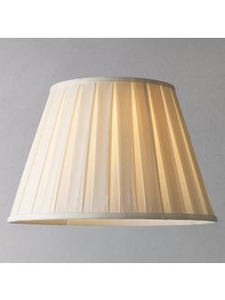 John Lewis Oratorio Silk Tapered Lampshade, Cream