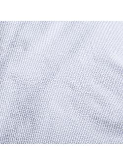 John Lewis Textured and Decorative Baby Seersucker Cotton Oxford Bedding, Blue/White - view 2, Blue/White