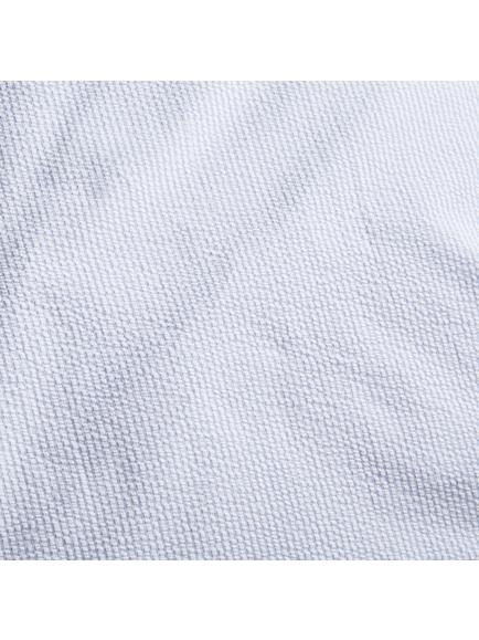 John Lewis Textured and Decorative Baby Seersucker Cotton Oxford Bedding, Blue/White - view 2, Blue/White