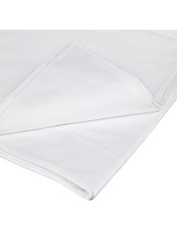 Peter Reed Egyptian Cotton 2 Row Cord Flat Sheets, White