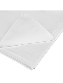 Peter Reed Egyptian Cotton 4 Row Cord Flat Sheets, White