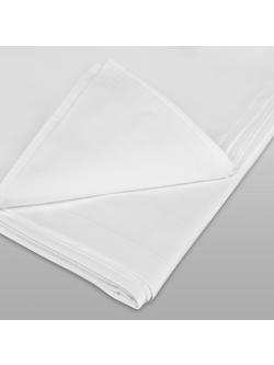 Peter Reed Egyptian Cotton 4 Row Cord Flat Sheets - view 2, White