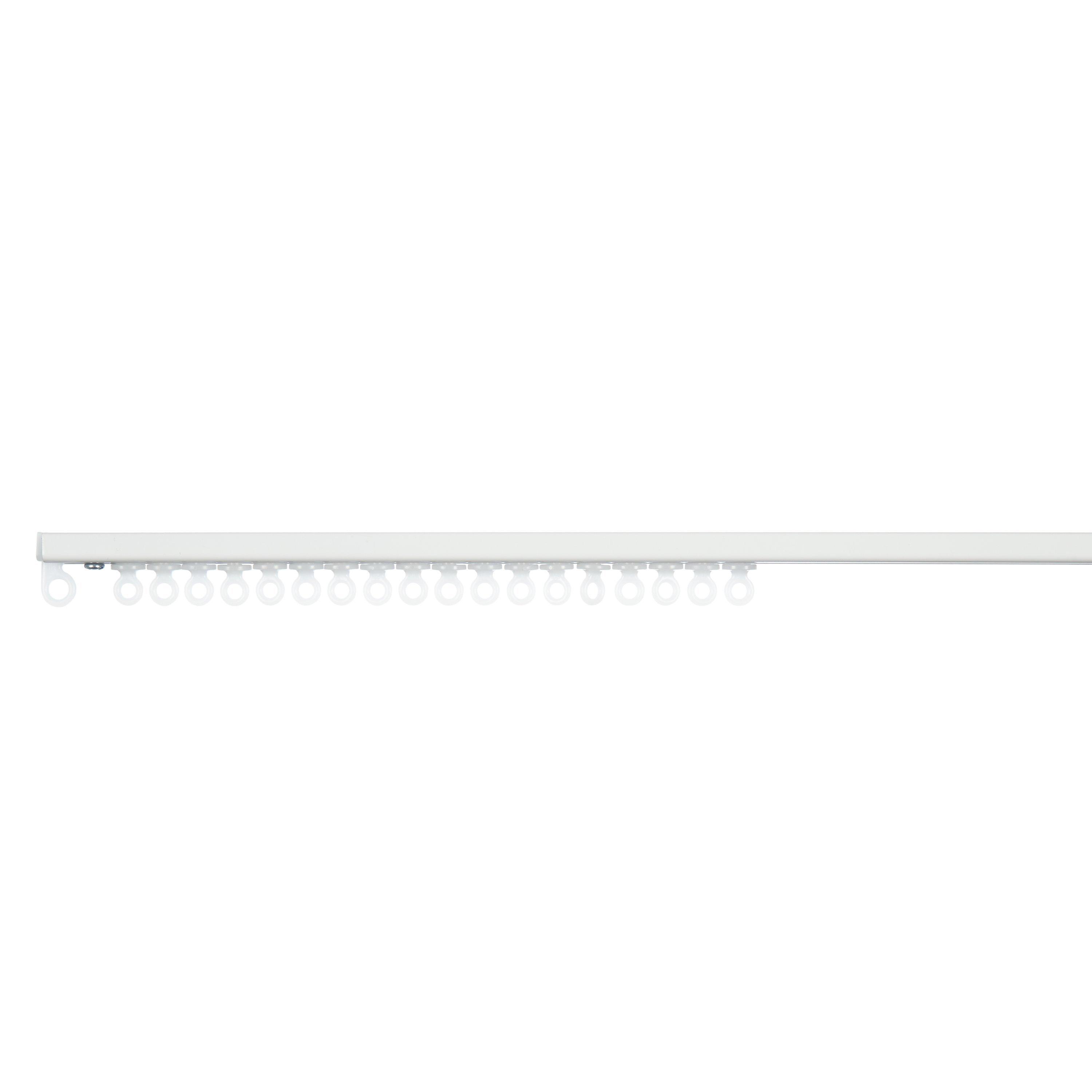 John Lewis Aluminium Slim Tracks, Top Fixing, L250cm