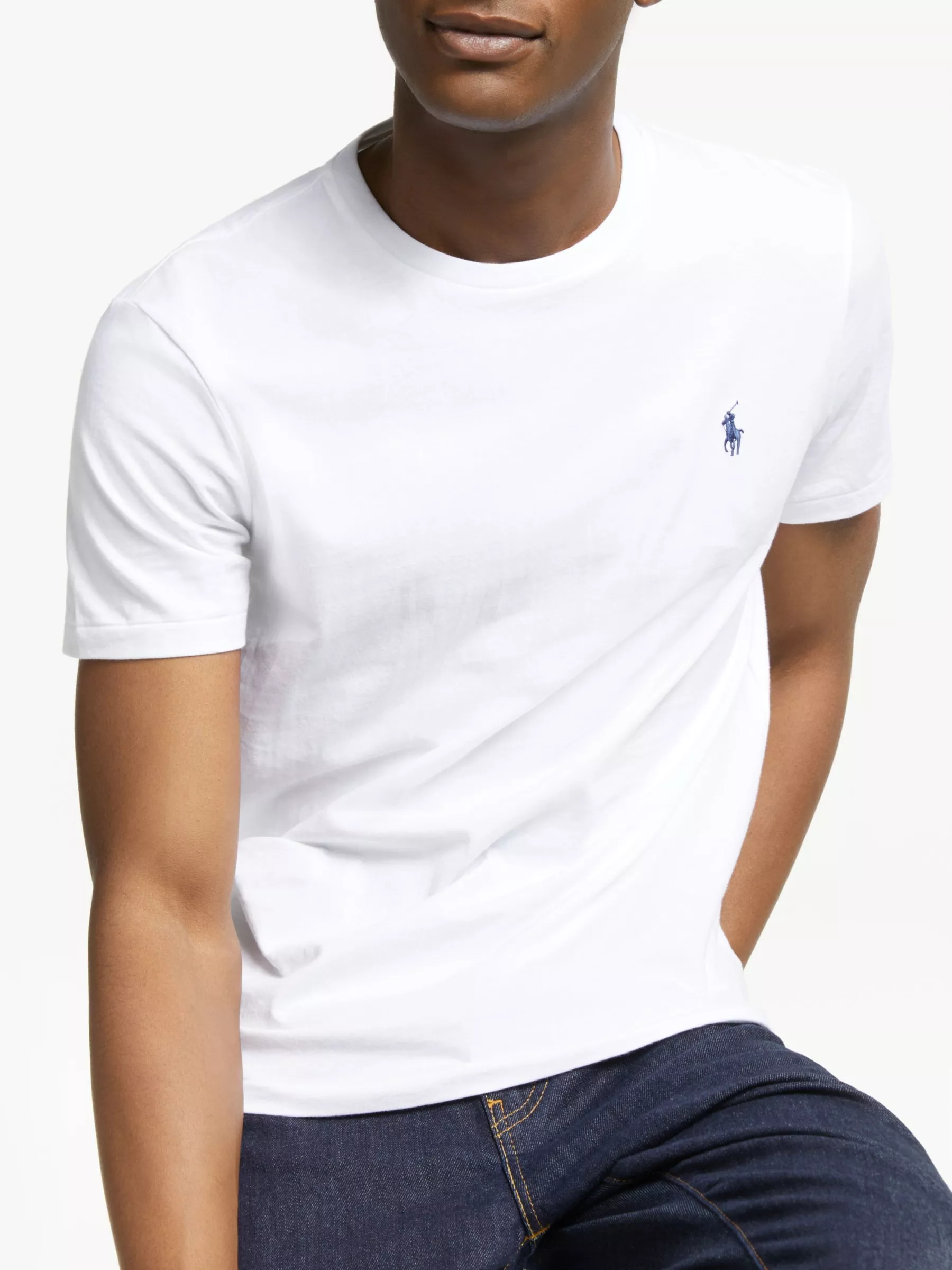 Polo crew neck t shirt best sale