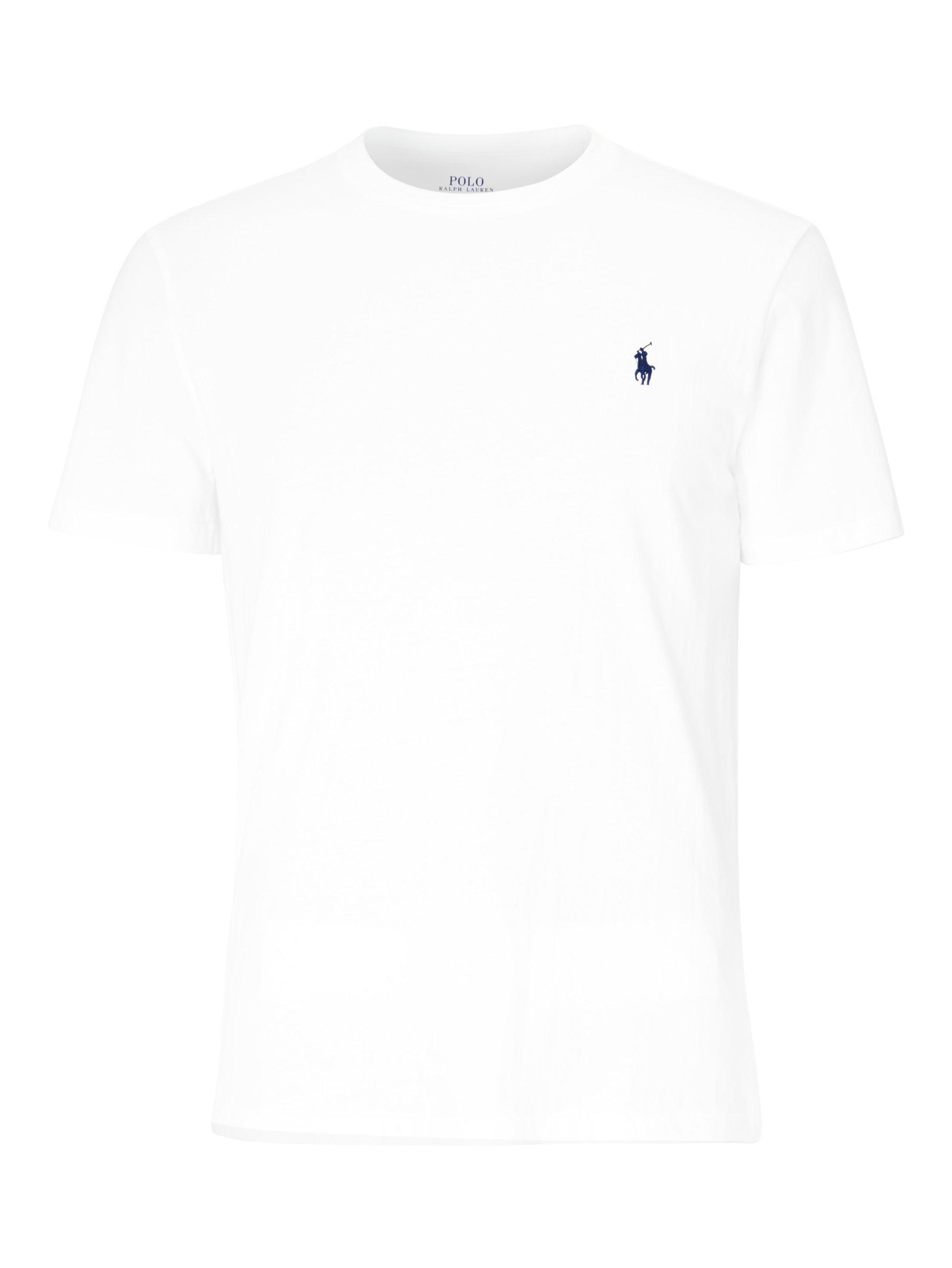 Polo Ralph Lauren Short Sleeve Custom Fit Crew Neck T Shirt White