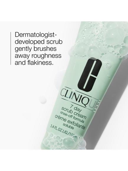Clinique 7 Day Scrub Cream Rinse-Off Formula - All Skin Types, 100ml - view 2, 