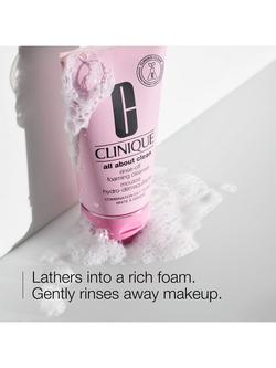 Clinique Rinse-Off Foaming Cleanser - Dry Combination to Oily Skin Types, 150ml - view 2, 