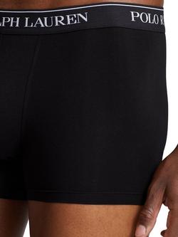 Polo Ralph Lauren Cotton Trunks, Pack of 3 - view 2, Black