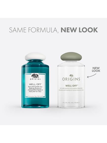 Origins Well Off® Fast And Gentle Eye Makeup Remover, 150ml - view 2, 