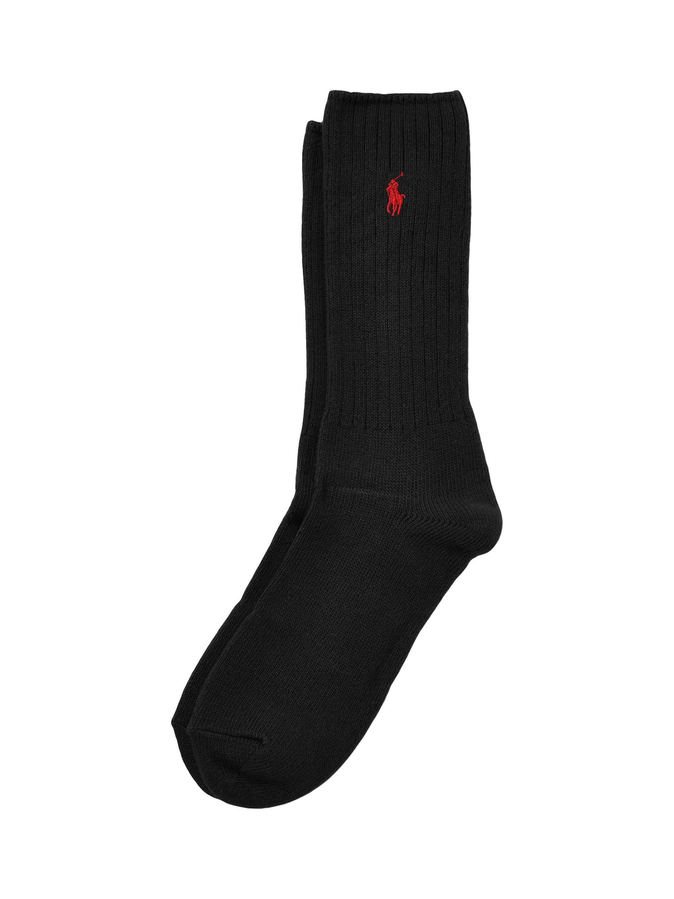 Polo Ralph Lauren Crew Socks, One Size, Black