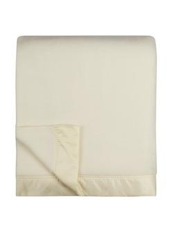 John Atkinson by Hainsworth Empress Merino Wool Blanket, Winter White, Winter White