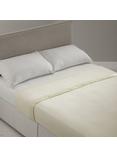 John Atkinson by Hainsworth Empress Merino Wool Blanket, Winter White