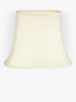 John Lewis Cadenza Silk Bowed Empire Lampshade, Cream - view 2, Cream