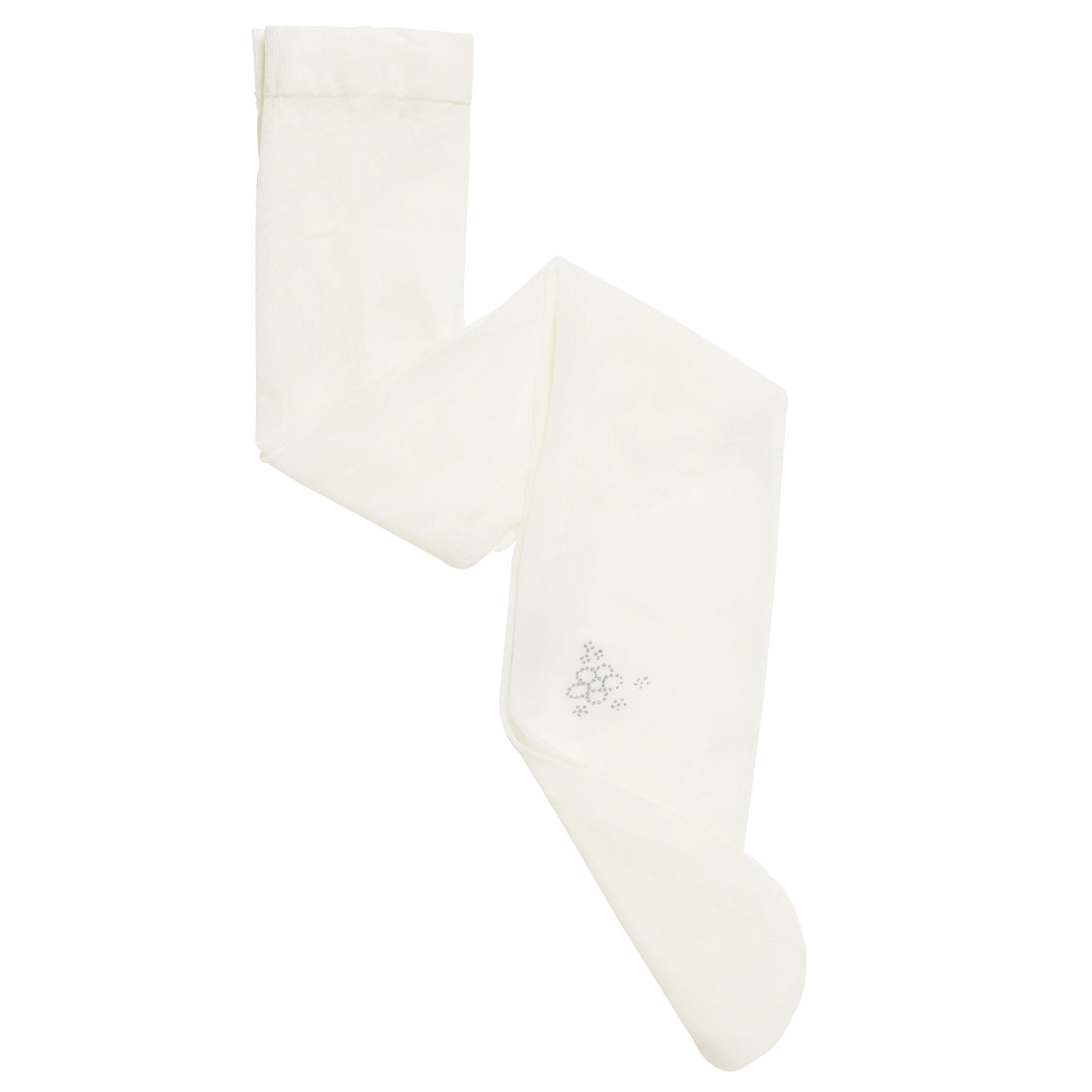 John Lewis Kids' Flower Bridesmaid Tights