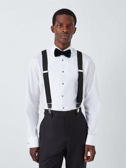 John Lewis Button and Clip Braces, One Size, Black - view 2, Black