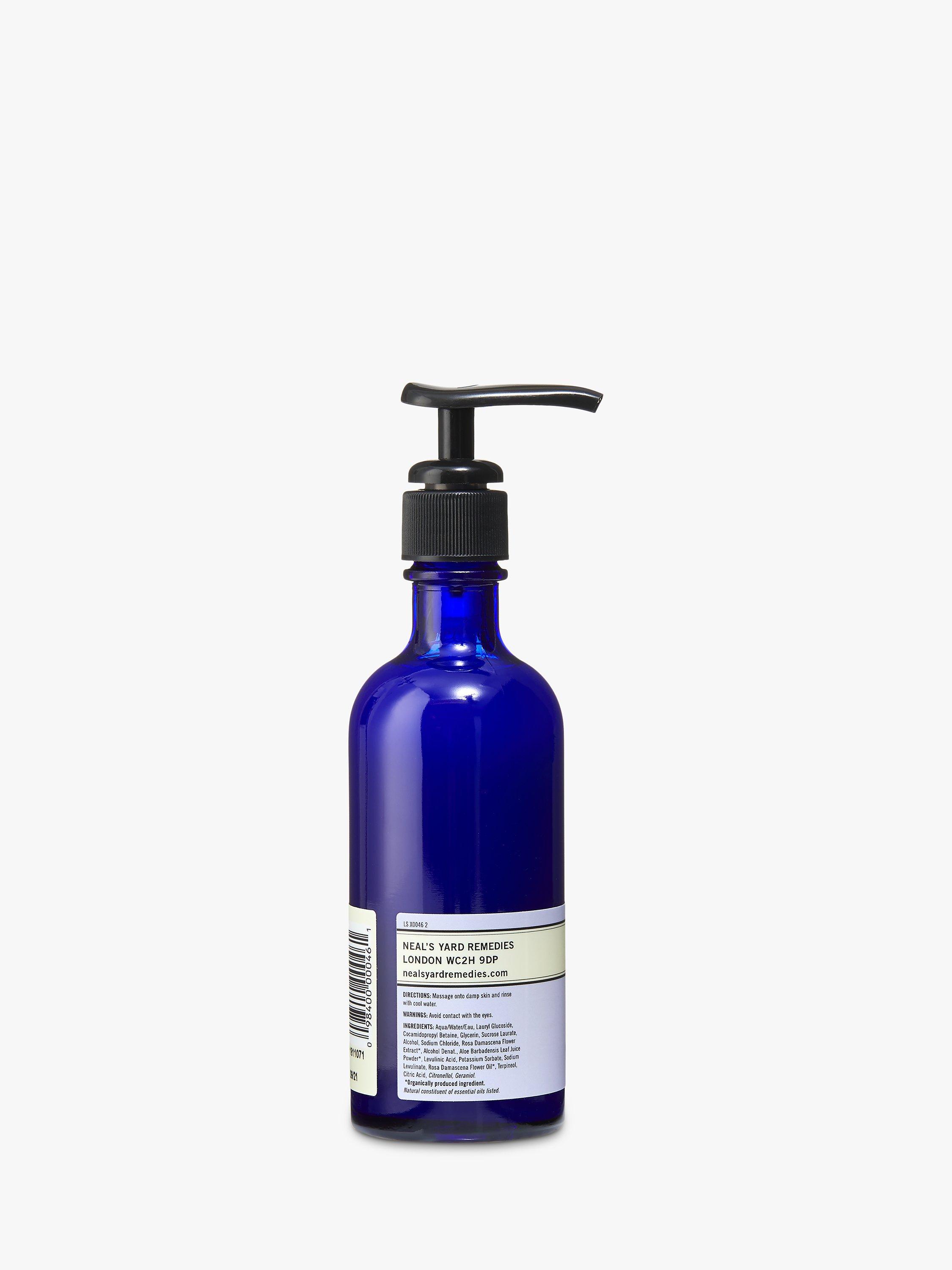 Product image 2 of 3, which shows Neal's Yard Remedies Rose Facial Wash 100ml