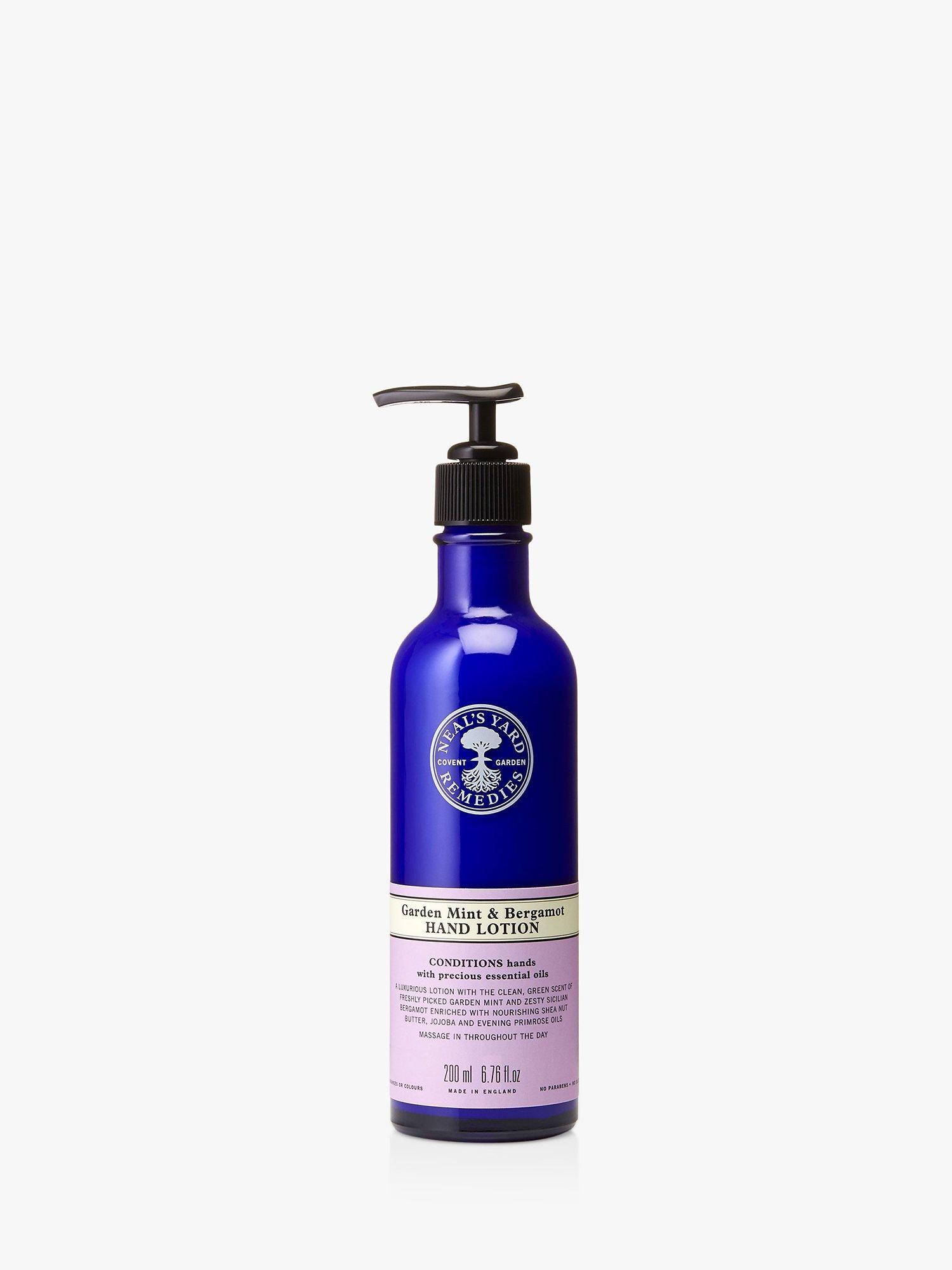 Product image 1 of 3, which shows Neal's Yard Remedies Garden Mint & Bergamot Hand Lotion, 200ml