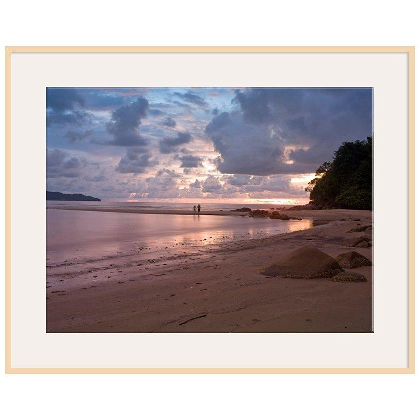 Assaf Frank - Sunset Landscape, Natural Ash Framed Print