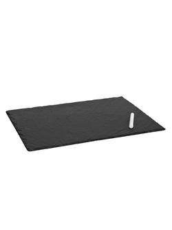 Selbrae House Slate Cheese Board, Black - view 2, Black