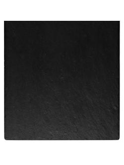 Selbrae House Slate Table Runner, 50cm, Black - view 2, Black