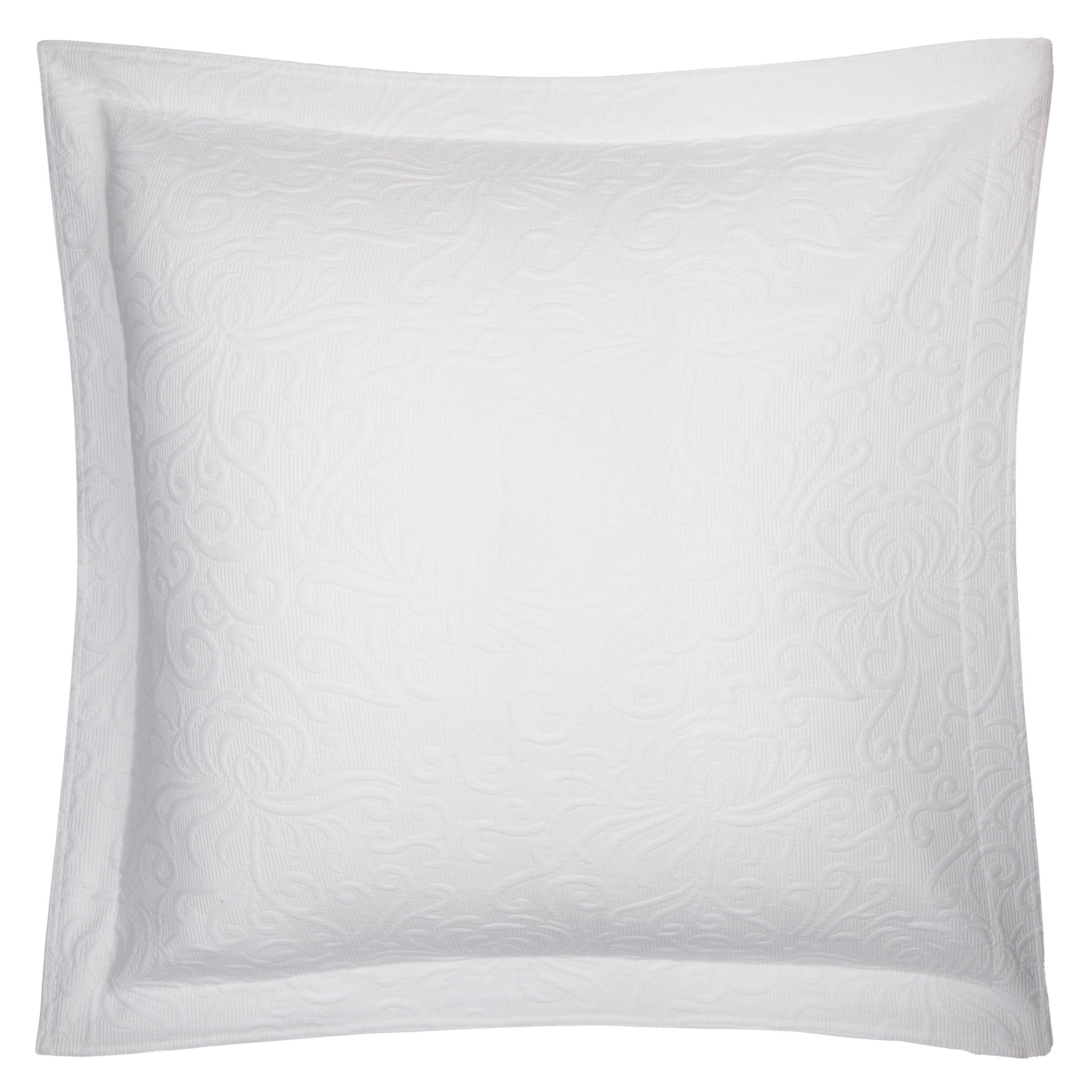 John Lewis Alice Square Oxford Sham Pillow / Cushion Cover, White