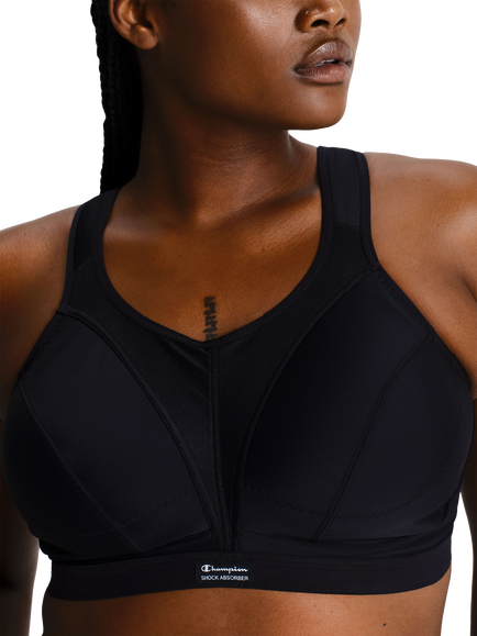 Shock Absorber Fuller Cup Sports Bra, Black