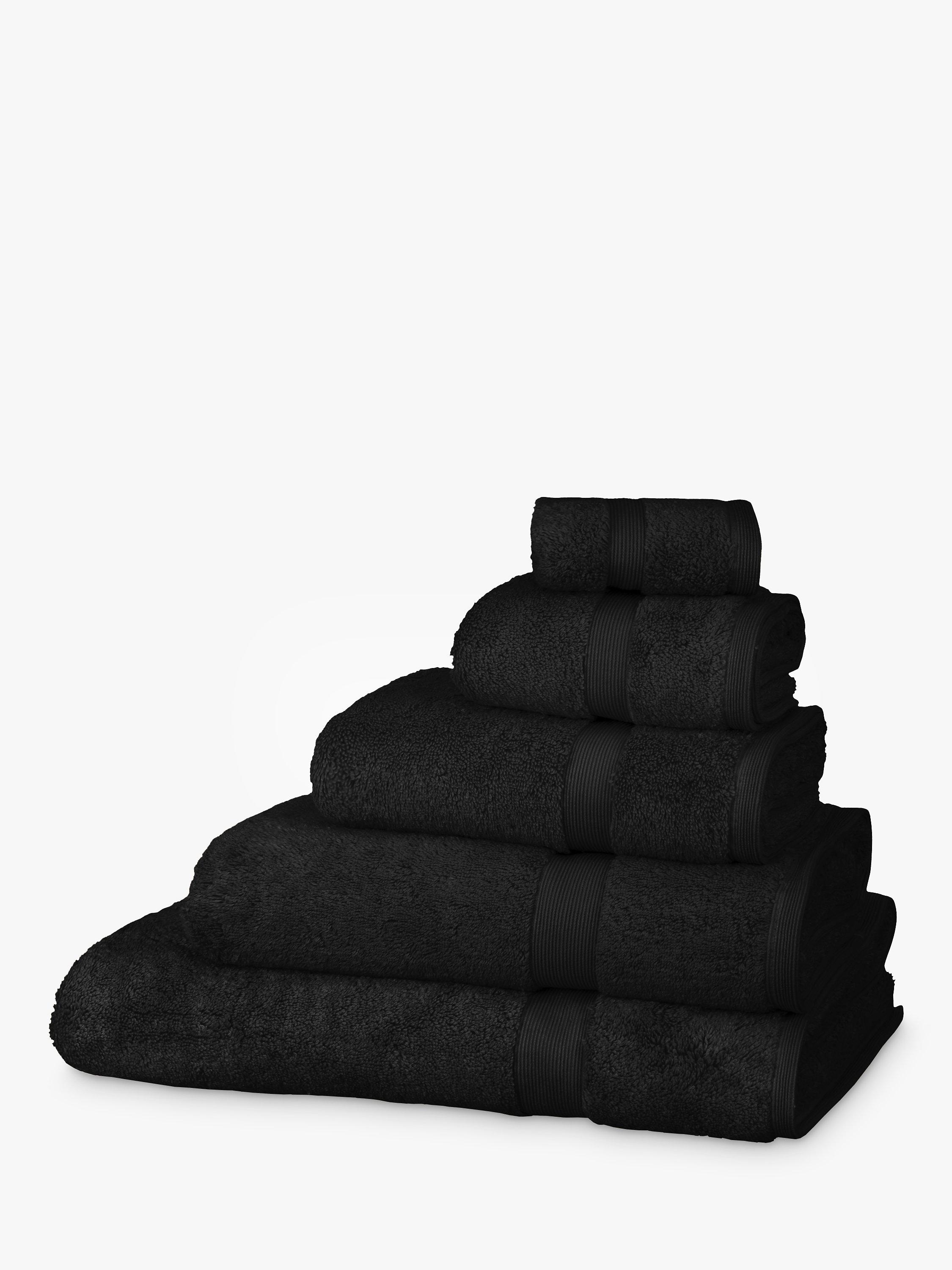 John Lewis Egyptian Cotton Towels Black