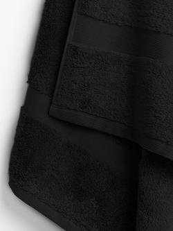 John Lewis Egyptian Cotton Towels - view 2, Black