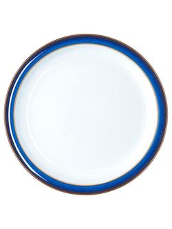 Denby Imperial Blue Stoneware Dinner Plate, 26.5cm, Blue