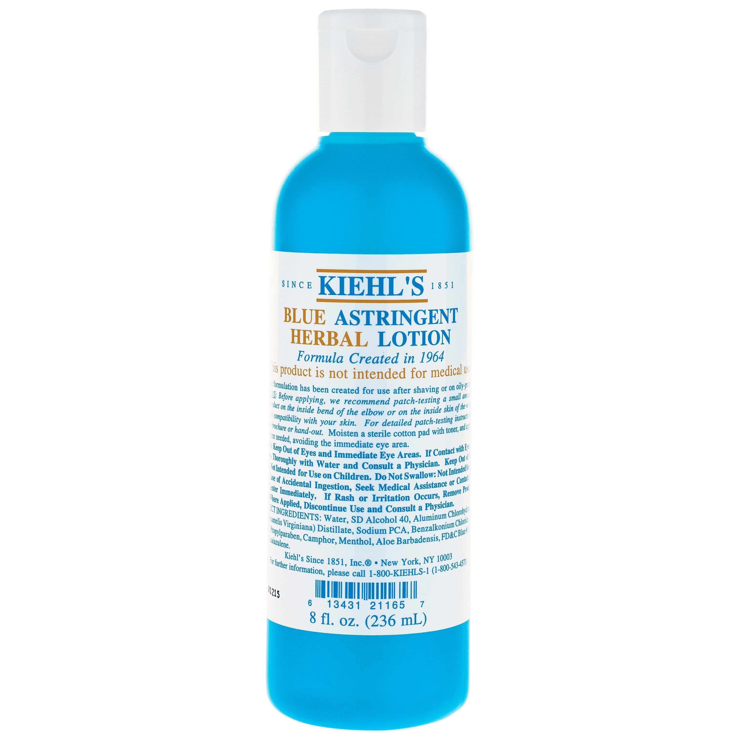 Product image 1 of 1, which shows Kiehl's Blue Astringent Herbal Lotion, 250ml