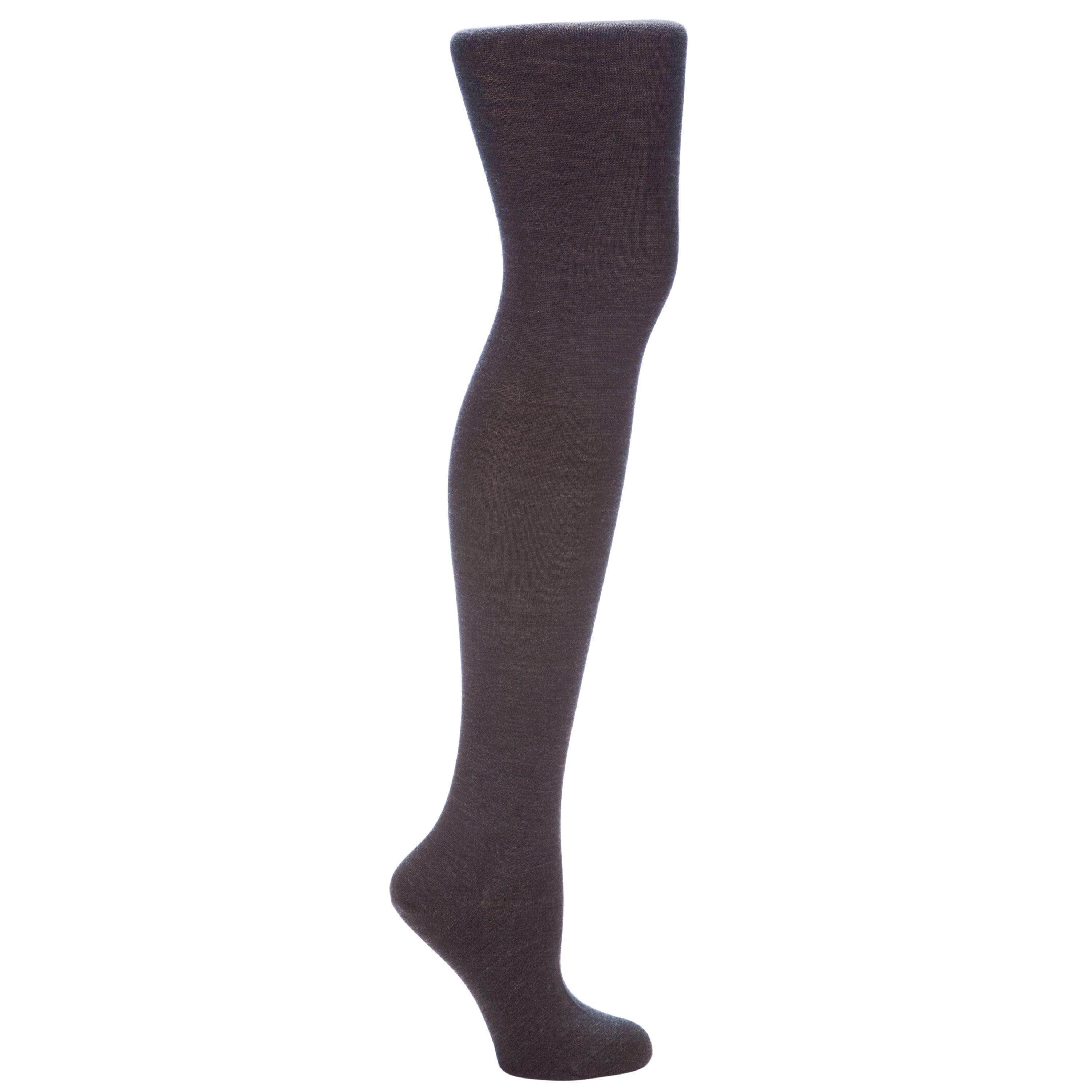 Product image 1 of 1, which shows FALKE Soft Merino Opaque Tights, Anthracite Melange, S-M
