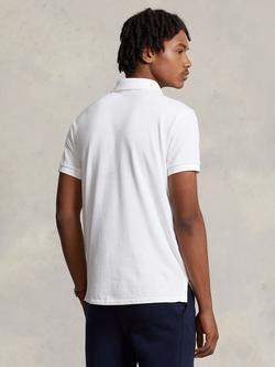 Polo Ralph Lauren Short Sleeve Slim Fit Polo Shirt, Polo White - view 2, Polo White