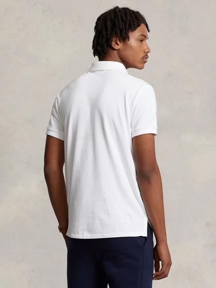 Polo Ralph Lauren Short Sleeve Slim Fit Polo Shirt, Polo White - view 2, Polo White