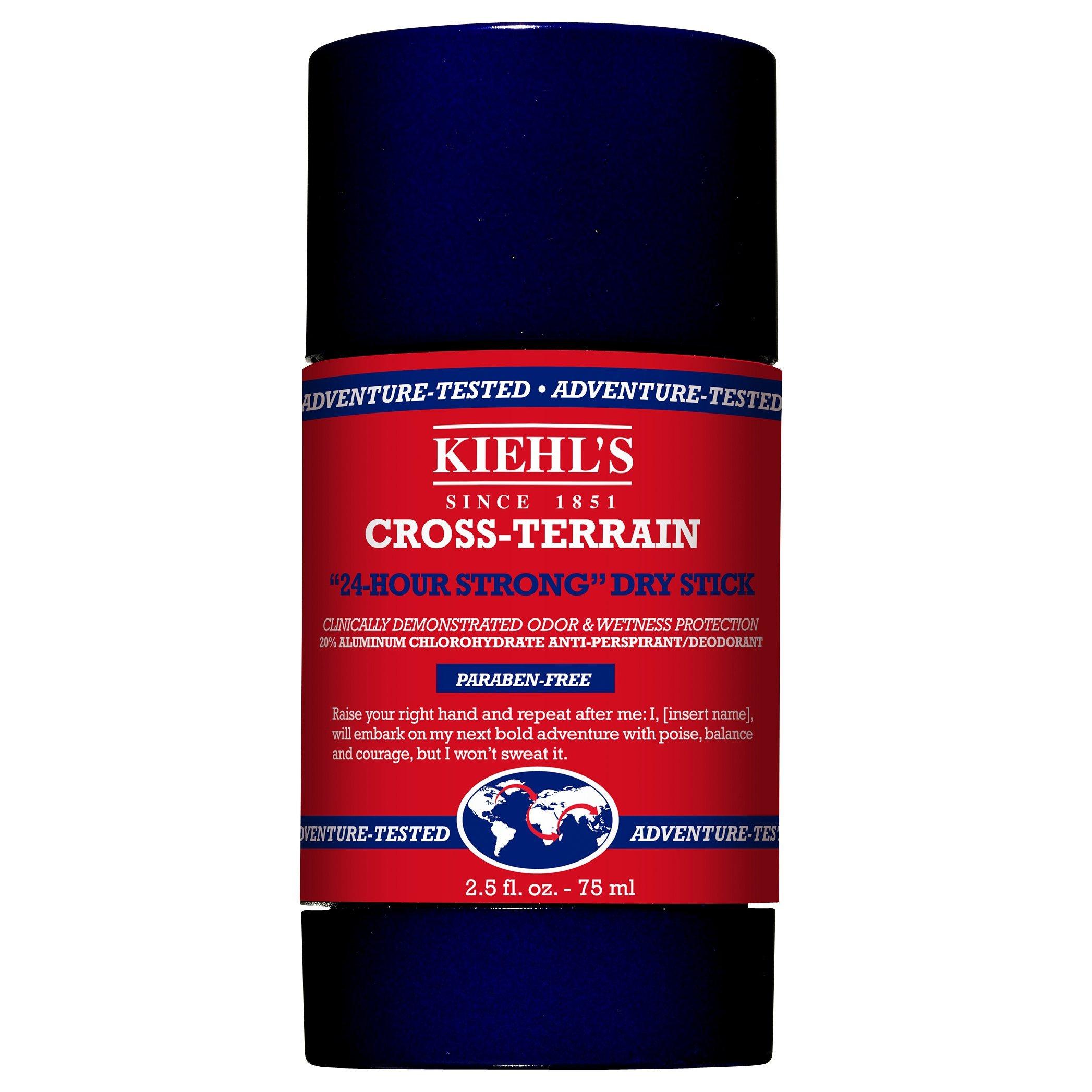 Kiehl's Cross-Terrain 24-Hour Strong Dry Stick Deodorant, 75ml