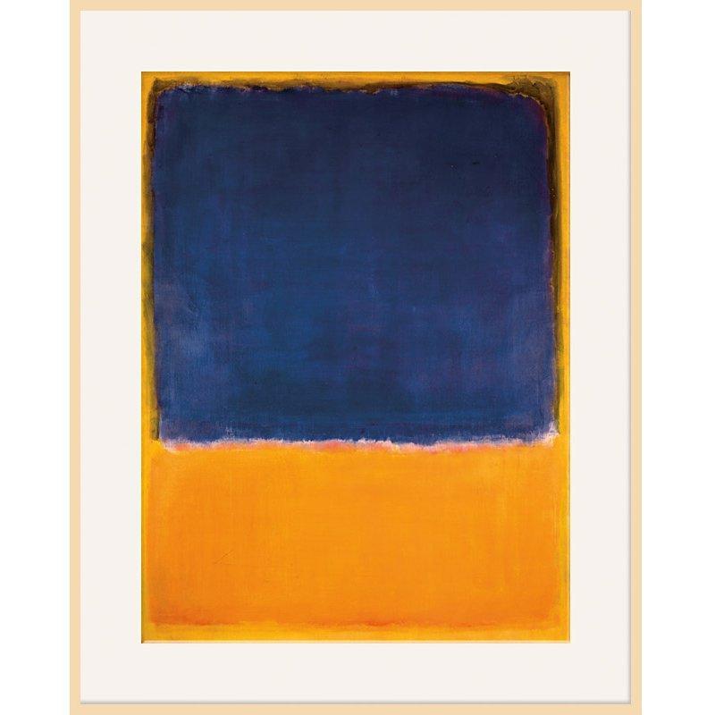 Rothko - Untitled 1950 Ash Wood Framed Print, 60 x 80cm, Light Frame