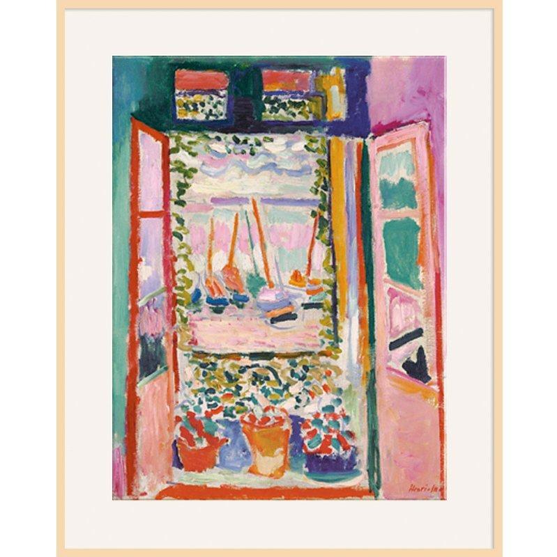 Henri Matisse - The Open Window, Natural Ash Framed Print, 60 x 80cm