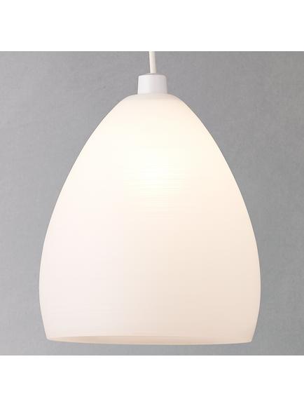 John Lewis Corina Easy-to-Fit Ceiling Shade, White