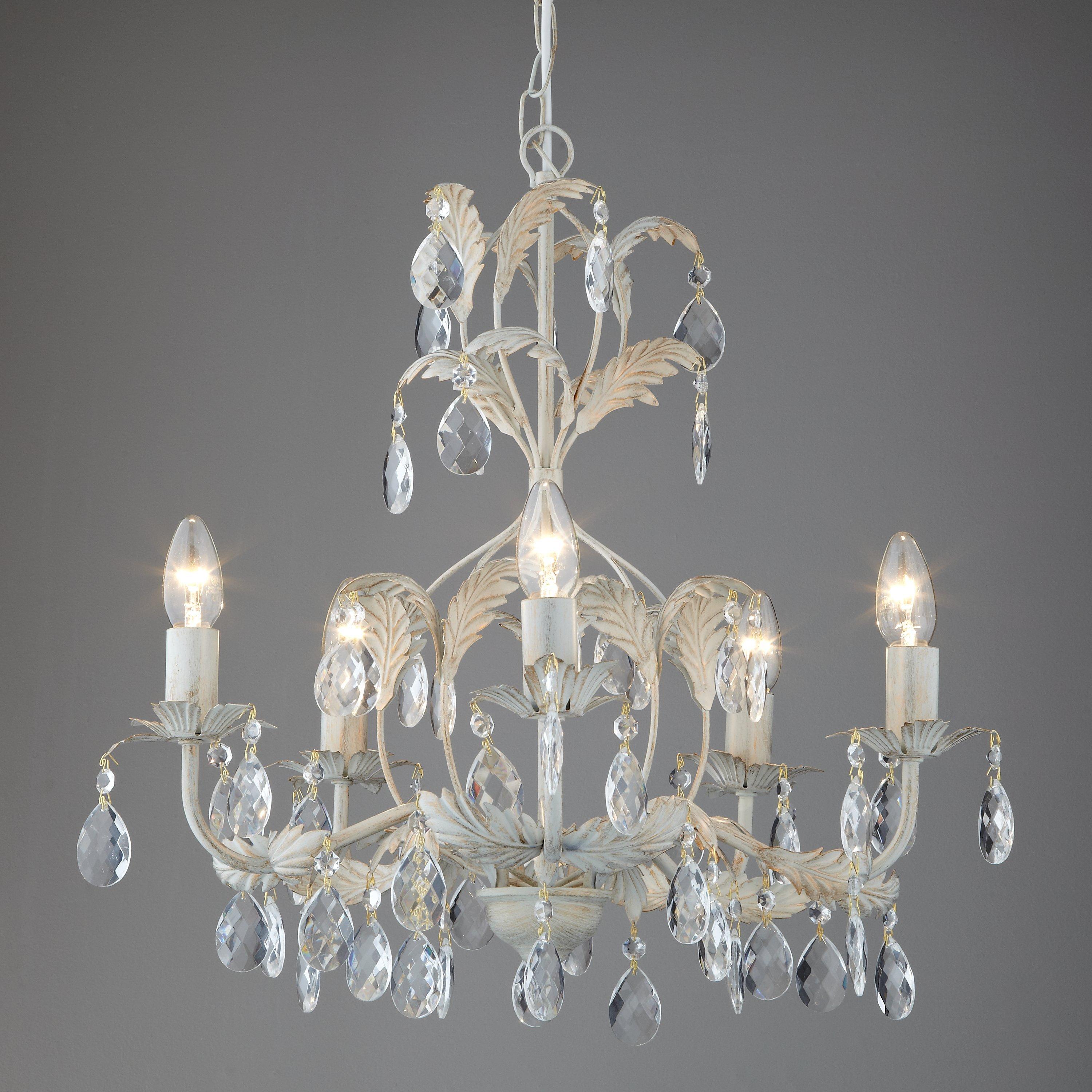 John Lewis & Partners Annabella Chandelier, 5 Arm