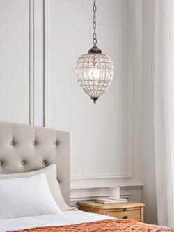 John Lewis Dante Small Ceiling Light, Clear - view 2, Clear