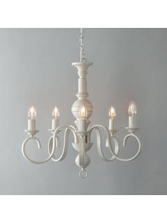 John Lewis Carlita Chandelier Ceiling Light, White