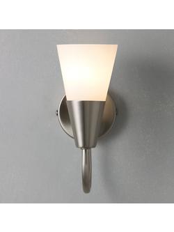John Lewis Lulu Wall Light, Brushed Chrome